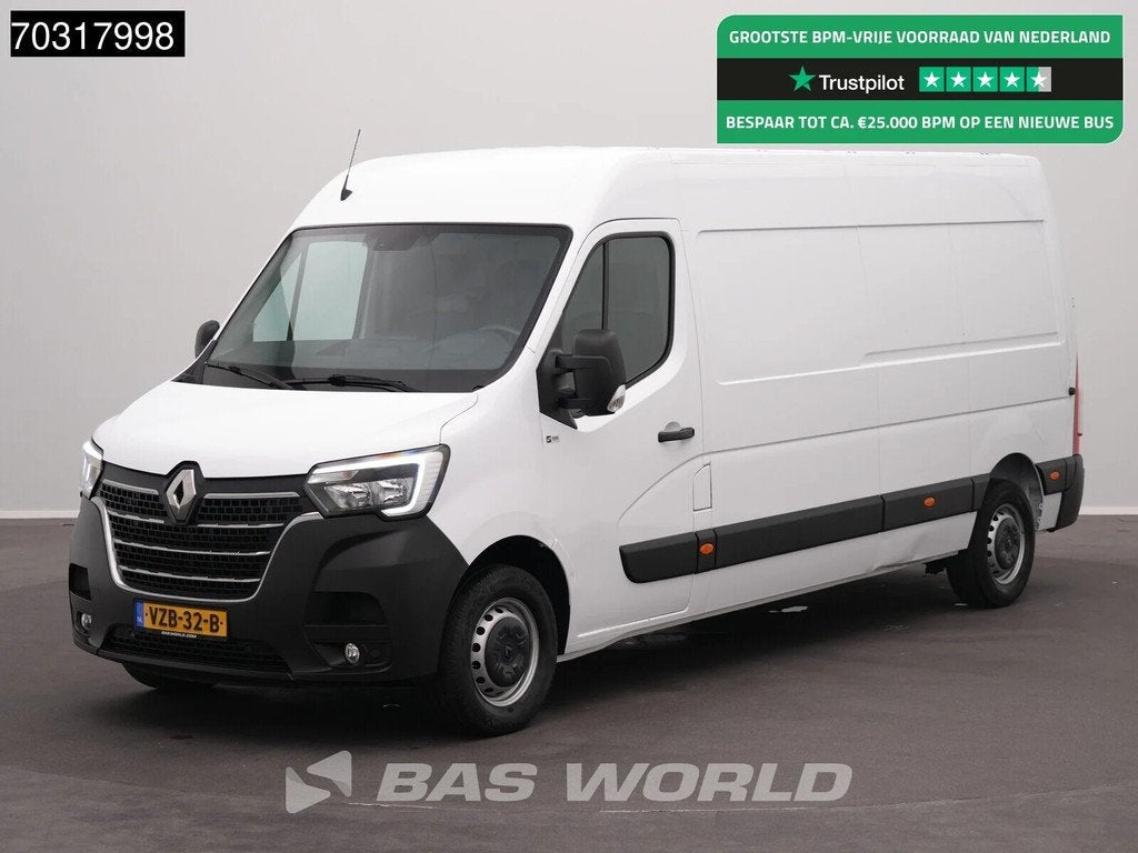 Renault Master 135PK L3H2 LED Airco Cruise Parkeersensoren A, Autos, Achat, Euro 6, Entreprise, 3 places