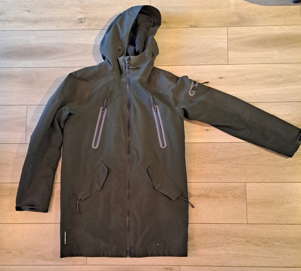 Superdry - Jas Hydrotech - maat S, Kleding | Heren, SuperDry, Ophalen of Verzenden, Gedragen, Groen