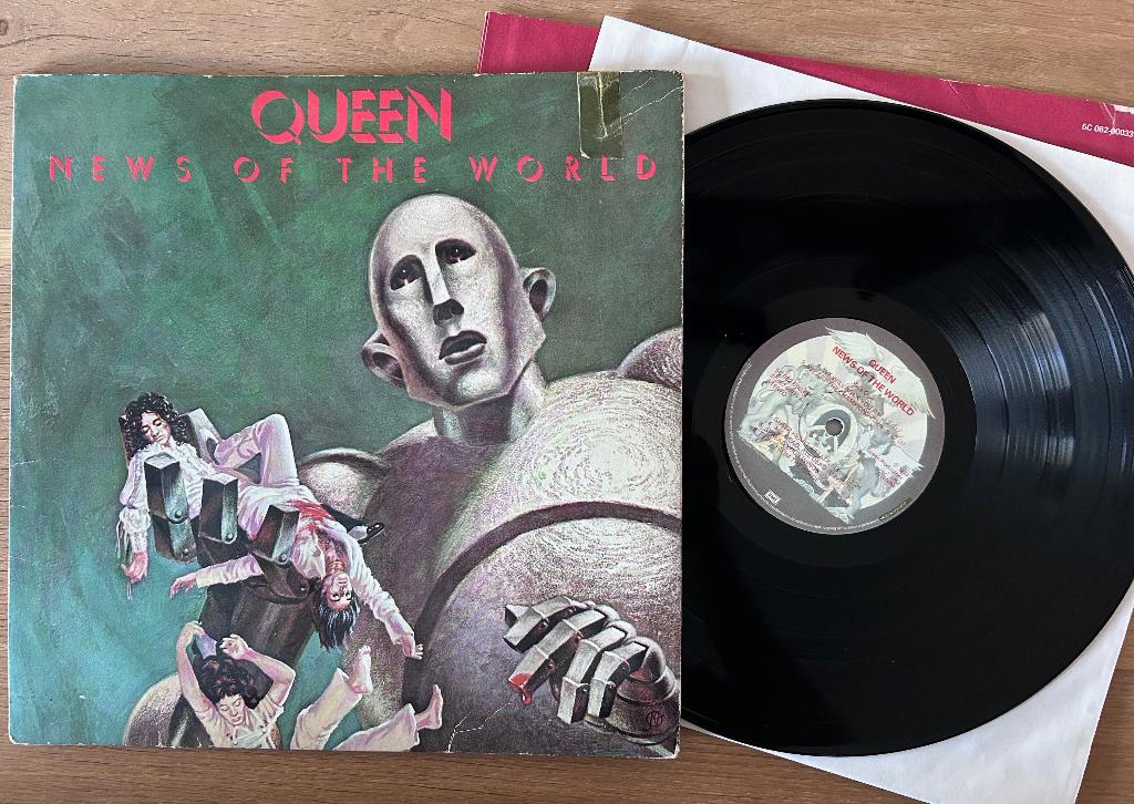 QUEEN - News of the world ( LP ), Cd's en Dvd's, Vinyl | Rock, Gebruikt, Verzenden, 12 inch, Poprock