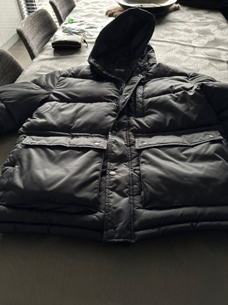 Zwarte heren jas only & Sons large nieuw, Ophalen, Maat 52/54 (L), Nieuw, Only & sons