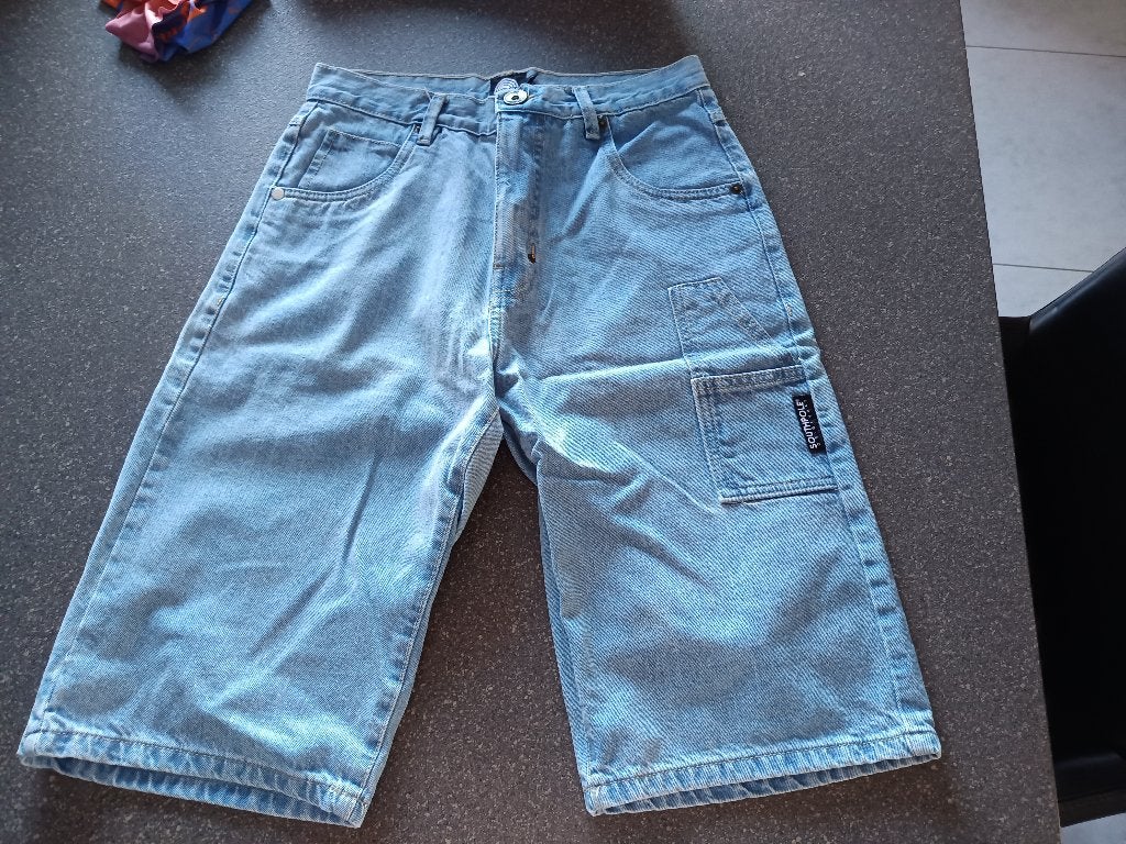 Jeans short maat 30, Kleding | Heren, Ophalen of Verzenden, Zo goed als nieuw, Blauw, W32 (confectie 46) of kleiner