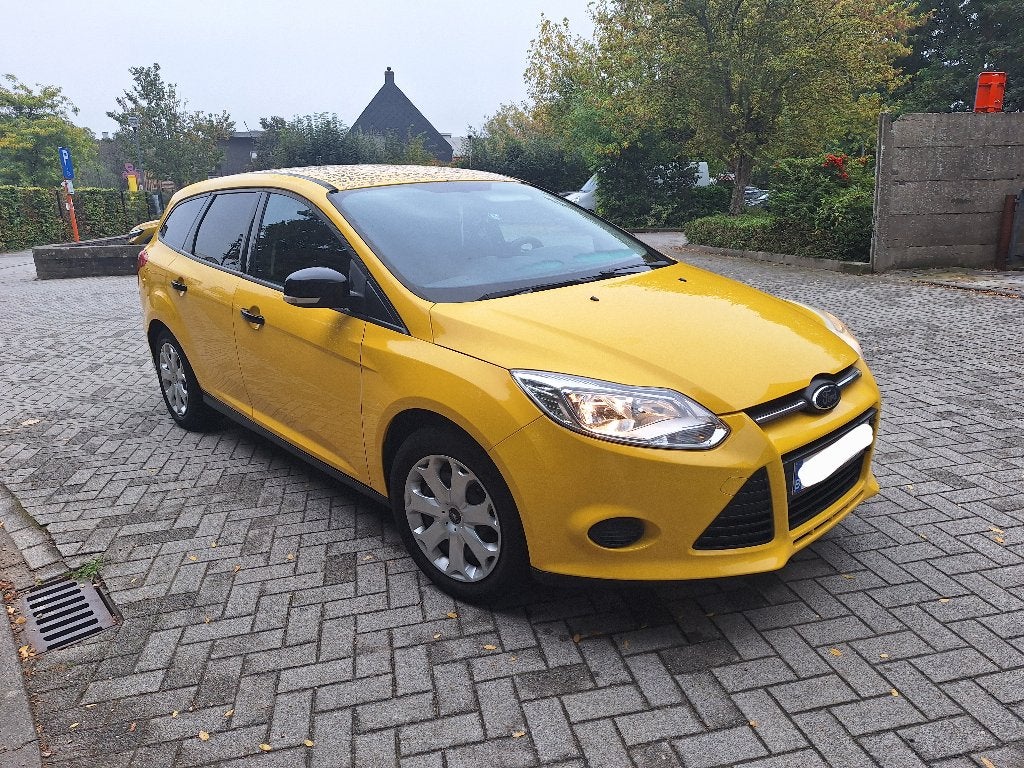 Ford focus 1.6 benzine. 100 pk. 2011. Airco., Auto's, Focus, Euro 5, Stof, Zwart