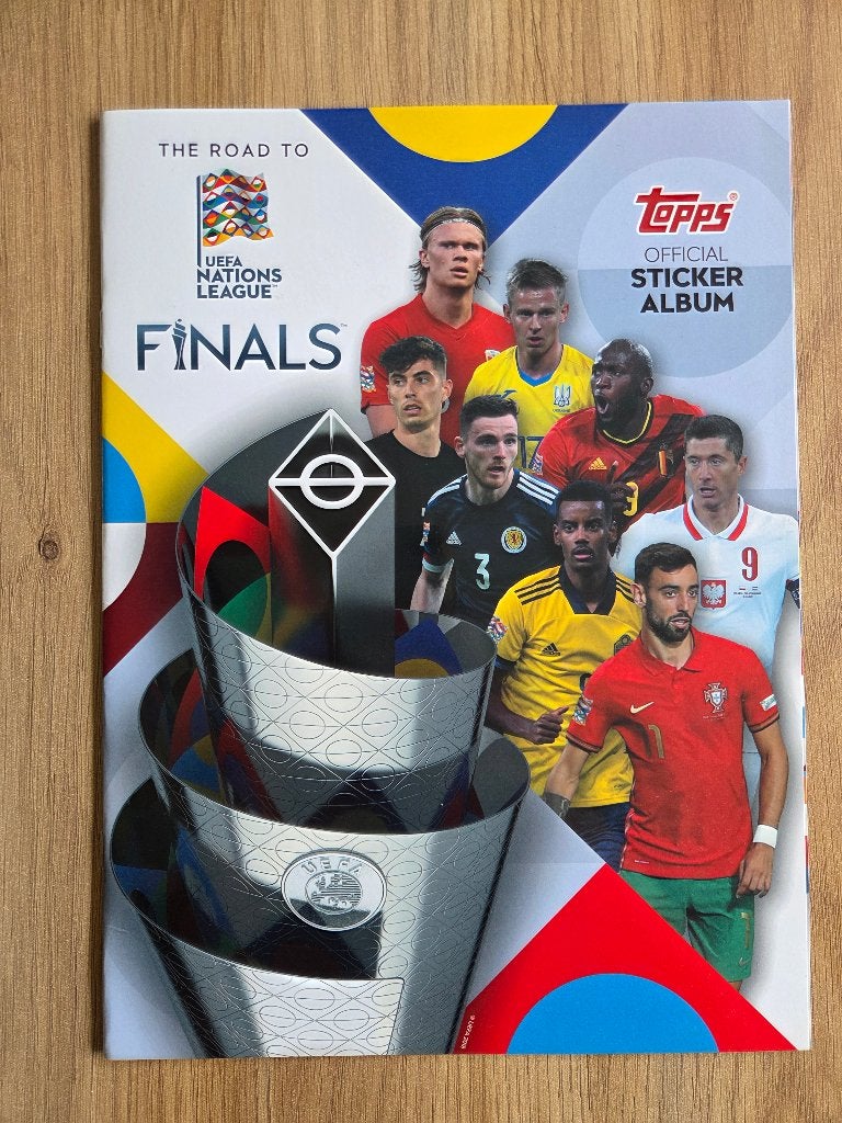 TOPPS Road to UEFA Nations League Finals 2022 album vierge, Collections, Enlèvement ou Envoi, Neuf, Sport
