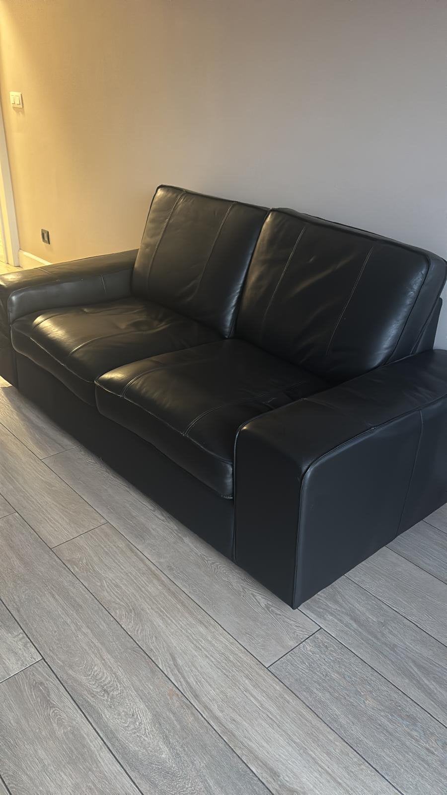Canapé en cuir IKEA à vendre, Maison & Meubles, Canapés | Salons, Comme neuf, Enlèvement, 150 à 200 cm, Banc droit