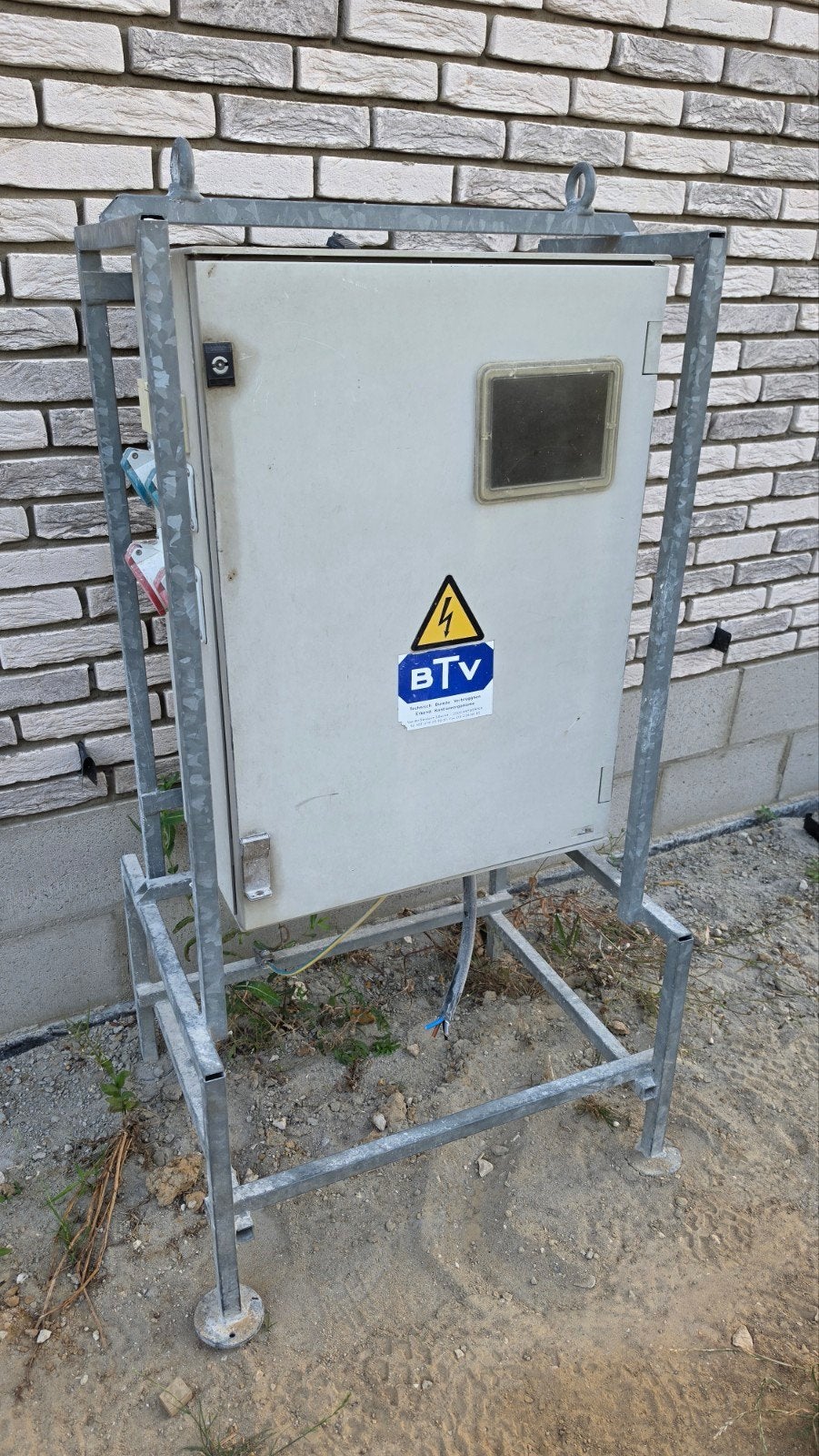 Werfkast met Fluvius meterkast 32A  380V of delta netwerk., Ophalen, Gebruikt, Groepenkast