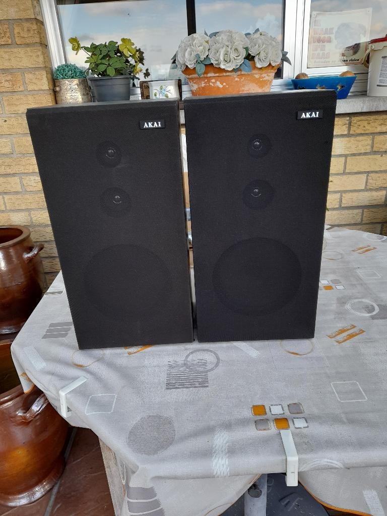 AKAI luidsprekers .Samen 25 euro., Enlèvement, Utilisé