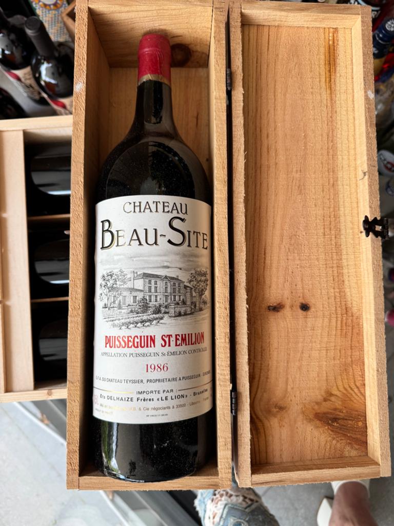 Vin de Saint Emilion, Enlèvement, Comme neuf