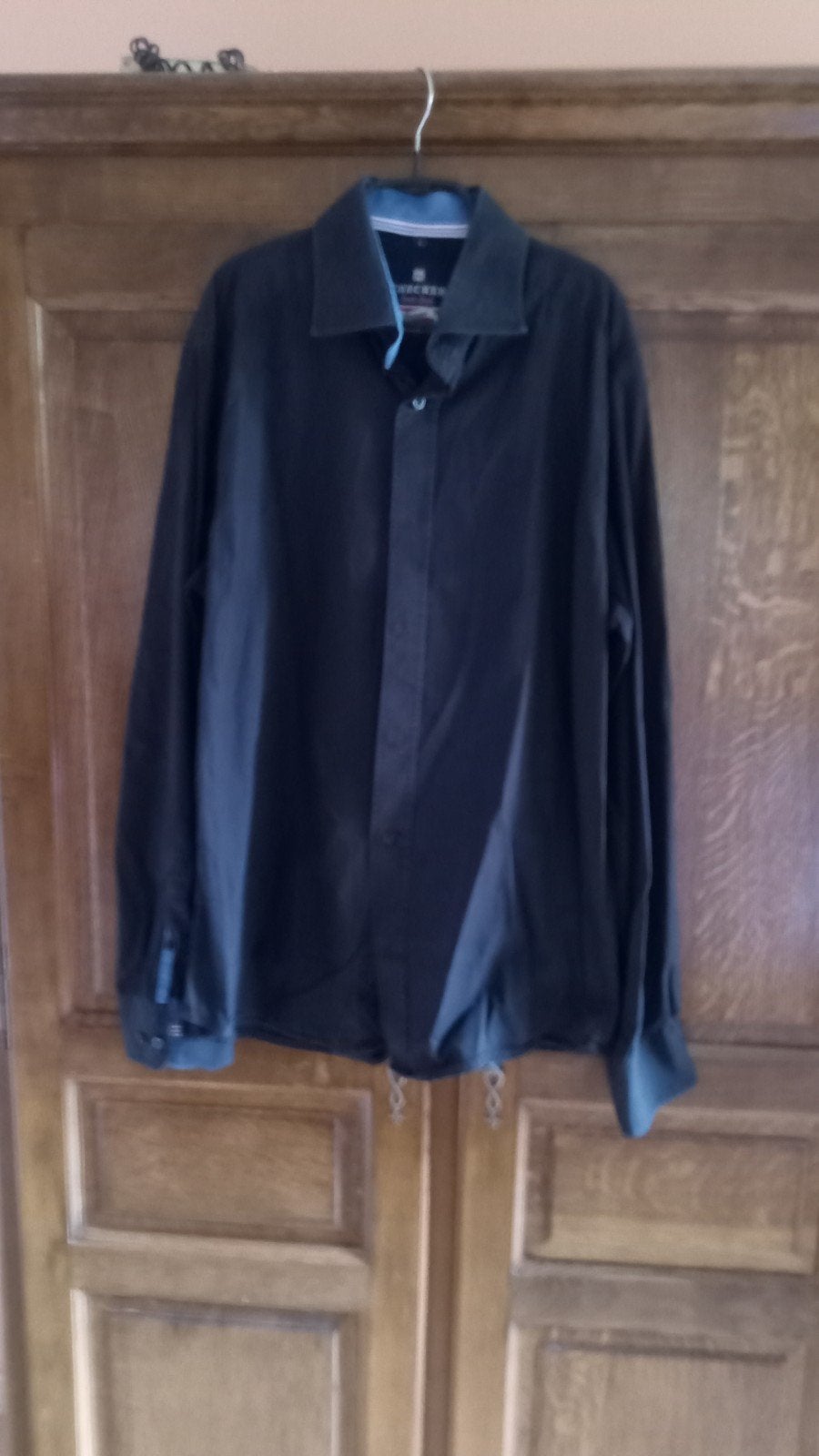 av chemise homme taille L marque Checkers bleu, Kleding | Heren, Overhemden, Blauw, Ophalen of Verzenden, Zo goed als nieuw, Halswijdte 41/42 (L)