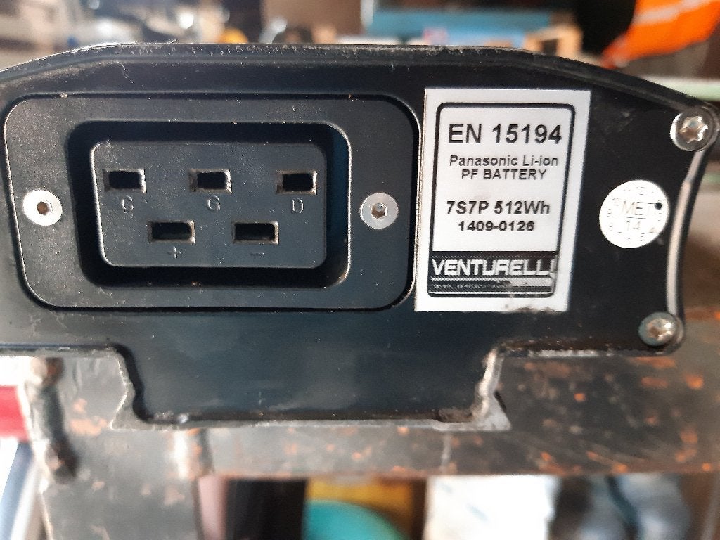 Accu eletr.fiets, Fietsen en Brommers, Ophalen, Gebruikt