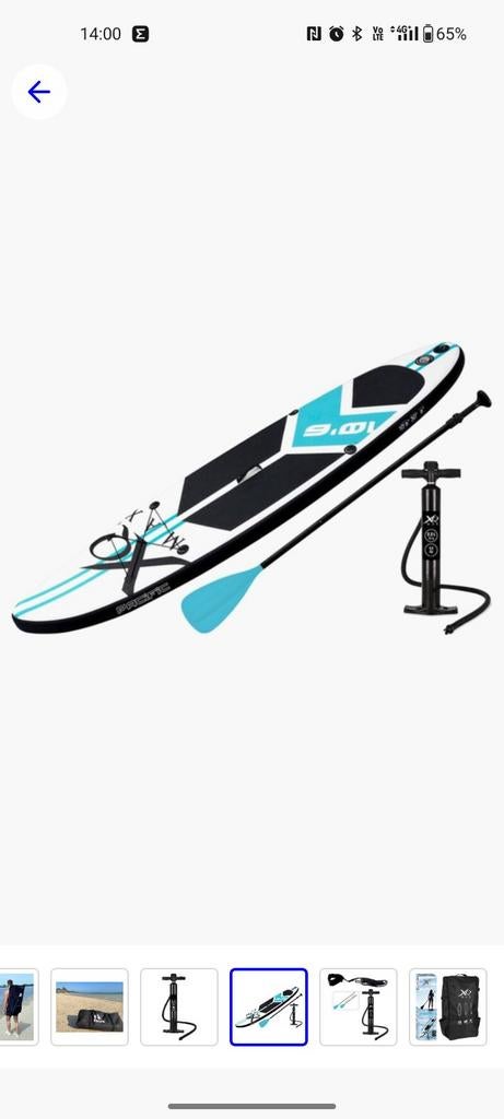 XQ max supboard, Watersport en Boten, Ophalen, Zo goed als nieuw, SUP-boards