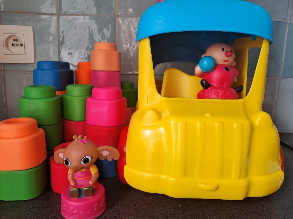Blokken bumba met auto, Ophalen, Gebruikt, Overige merken