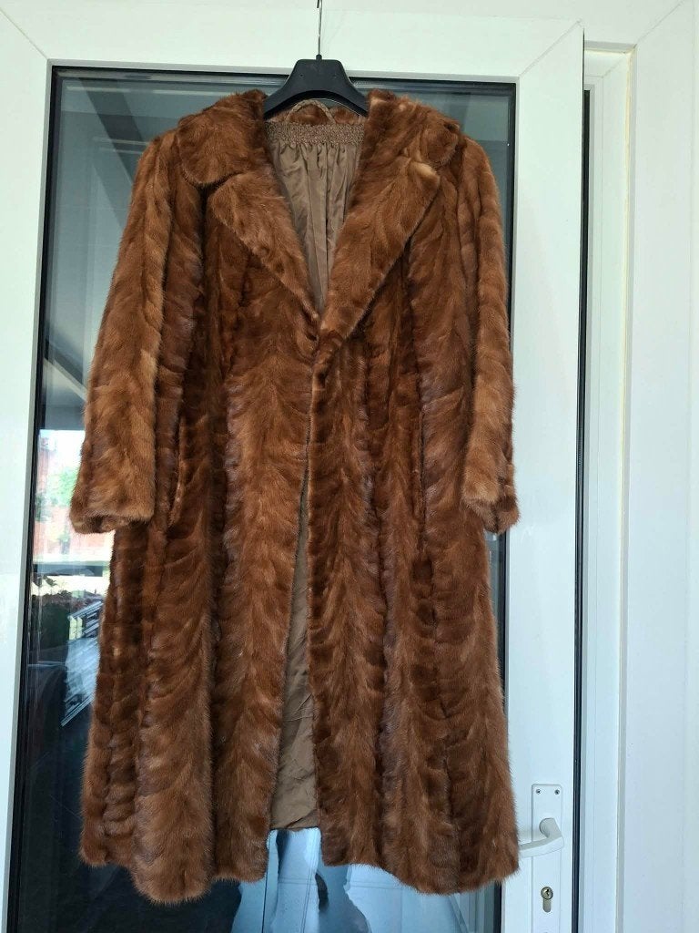 Manteau en vison, Vêtements | Femmes, Vestes | Hiver, Enlèvement, Porté, Taille 38/40 (M), Brun