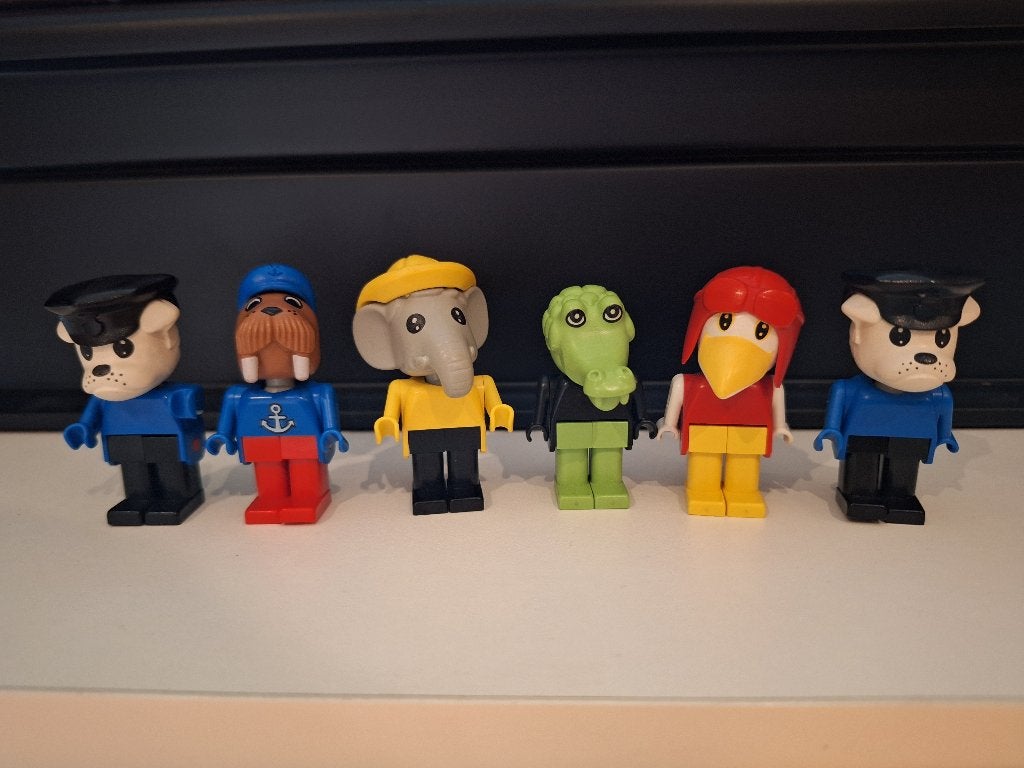 vintage lego fabuland figuurtjes, Lego, Comme neuf, Minifigurine, Enlèvement ou Envoi