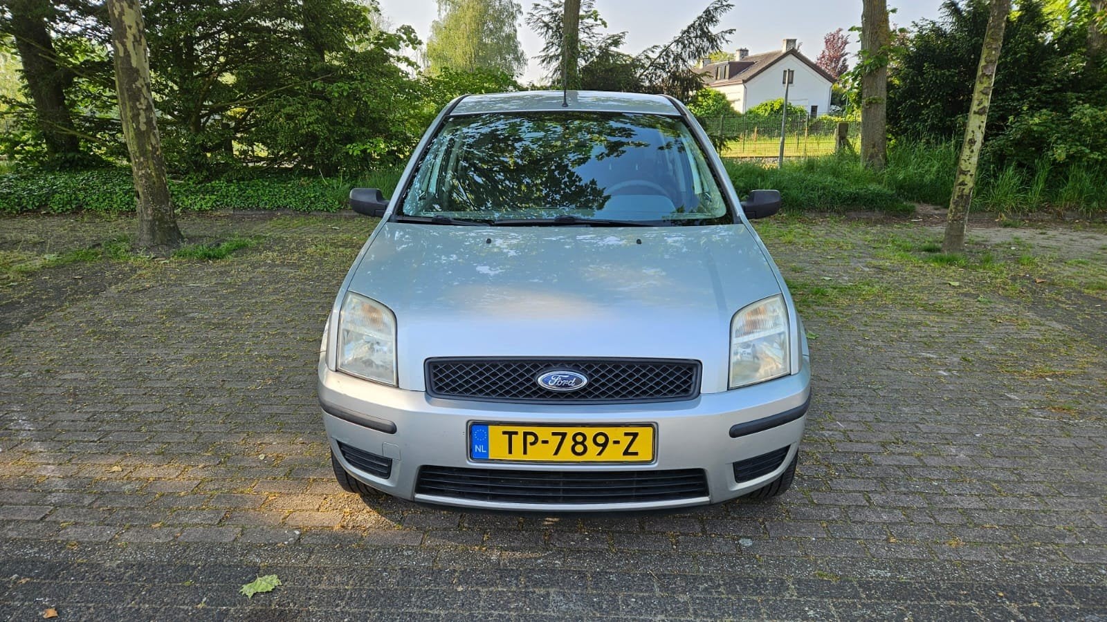 Ford Fusion 1.4 16v 2005 grijs, Euro 5, Stof, Handgeschakeld, Particulier