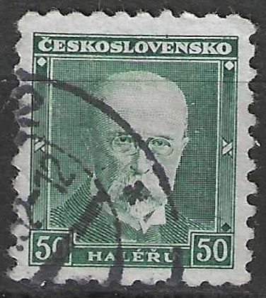 Tchécoslovaquie 1930 - Yvert 267 - Tomas Masaryk (ST), Envoi, Affranchi