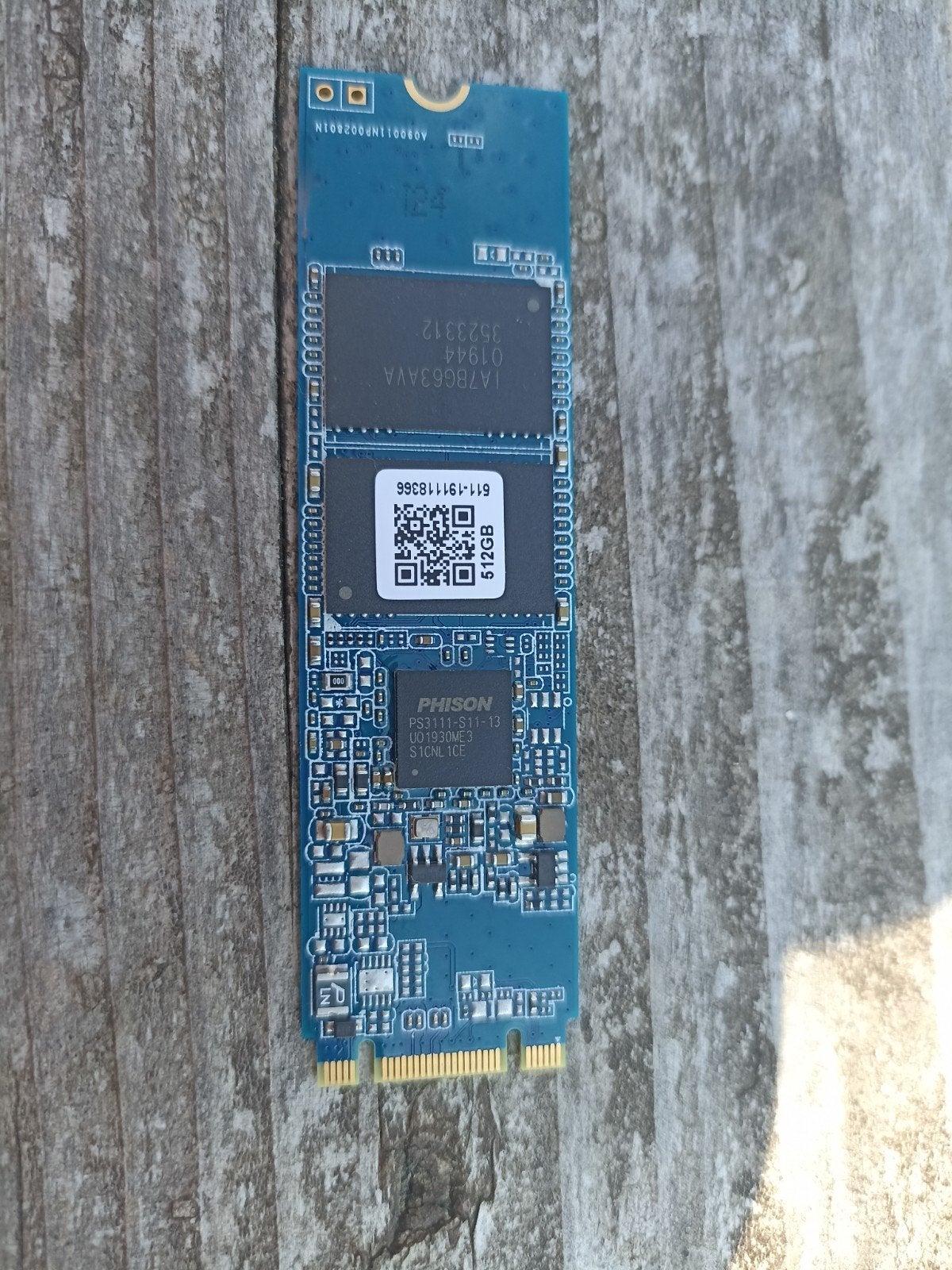 512GB M.2 SSD, Ophalen