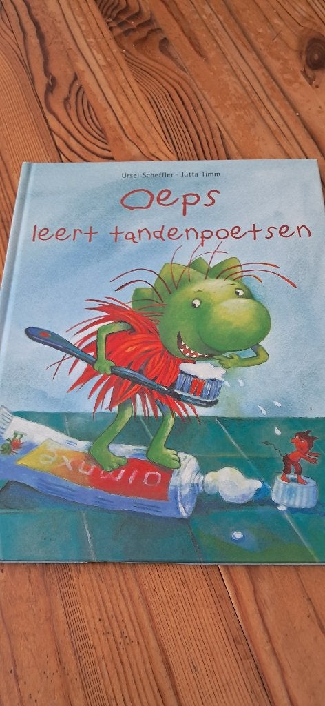 Boek kleuterboek 'Oeps leert tandenpoetsen', Jongen of Meisje, Voorleesboek, Ursel Scheffler, Ophalen
