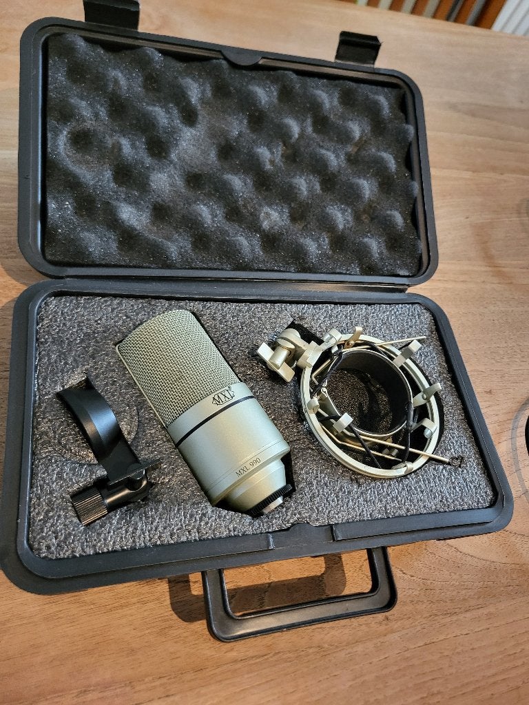 Condensator mic, Musique & Instruments, Microphones, Enlèvement, Comme neuf, Micro studio