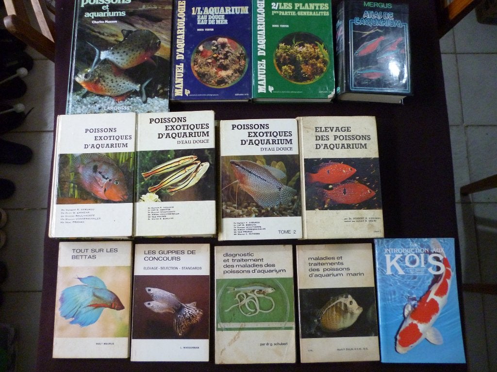 Bibliothéque aquariophilie