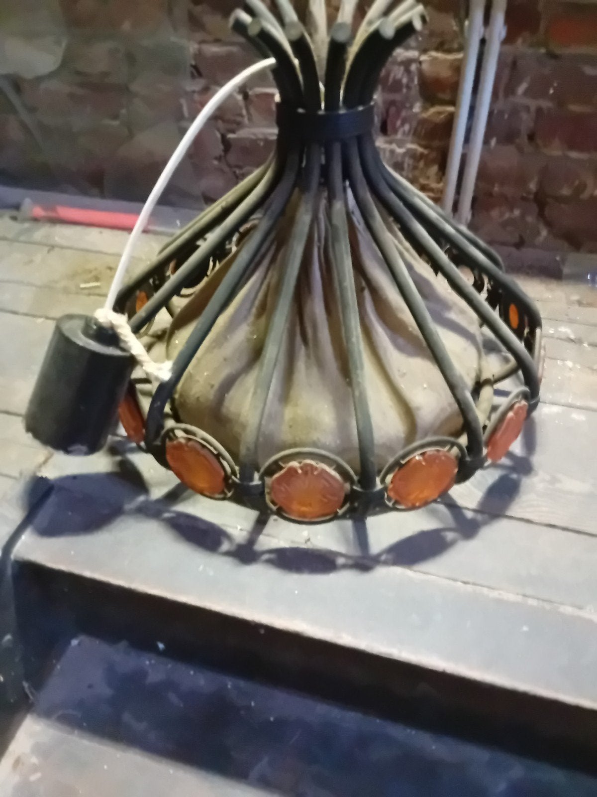 Lustre vintage de style bohème, Enlèvement