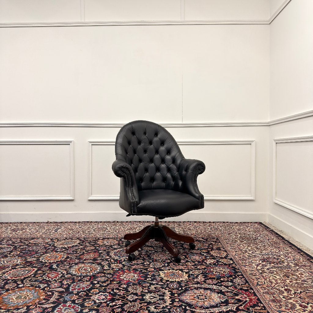 Klassiek Engels Chesterfield Bureaustoel, Enlèvement