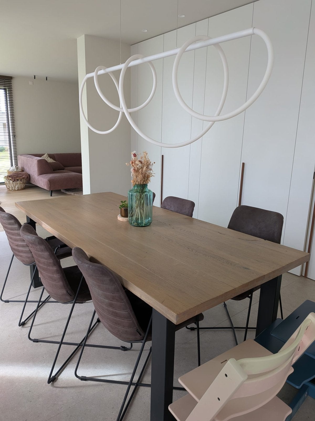Tafel, Huis en Inrichting, Tafels | Eettafels, Ophalen, Gebruikt, 200 cm of meer, 50 tot 100 cm