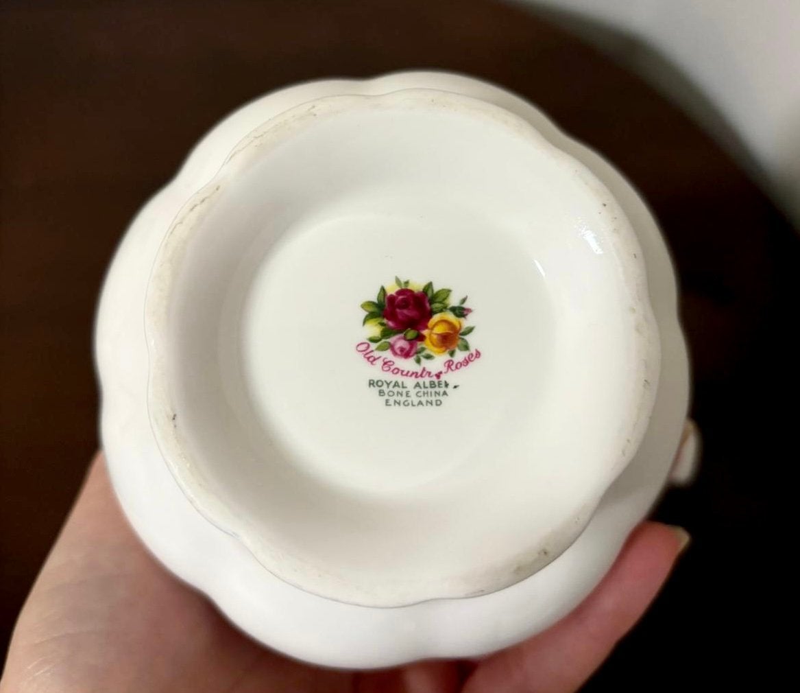 Service Royal Albert «Old Country Roses» England, Enlèvement, Porcelaine, Royal Albert, Plateau