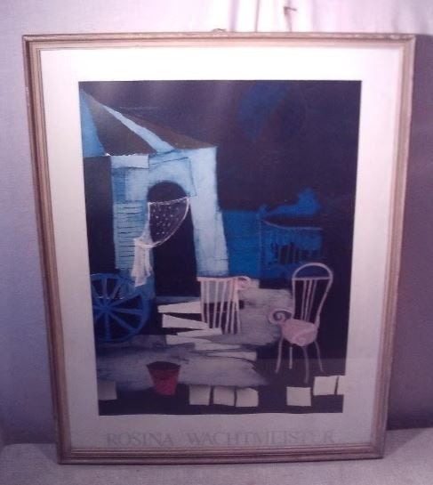 Prachtige Artprint 'Achter in de Tuin' - Rosina Wachtmeister, Ophalen of Verzenden, Zo goed als nieuw, Print, Oorspronkelijke maker