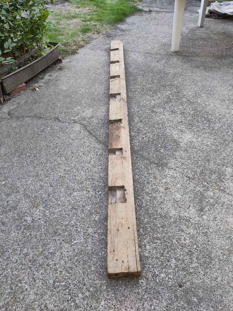 poutre en bois - demoiselle, Bricolage & Construction, 50 mm ou plus, 300 cm ou plus, Enlèvement, Utilisé