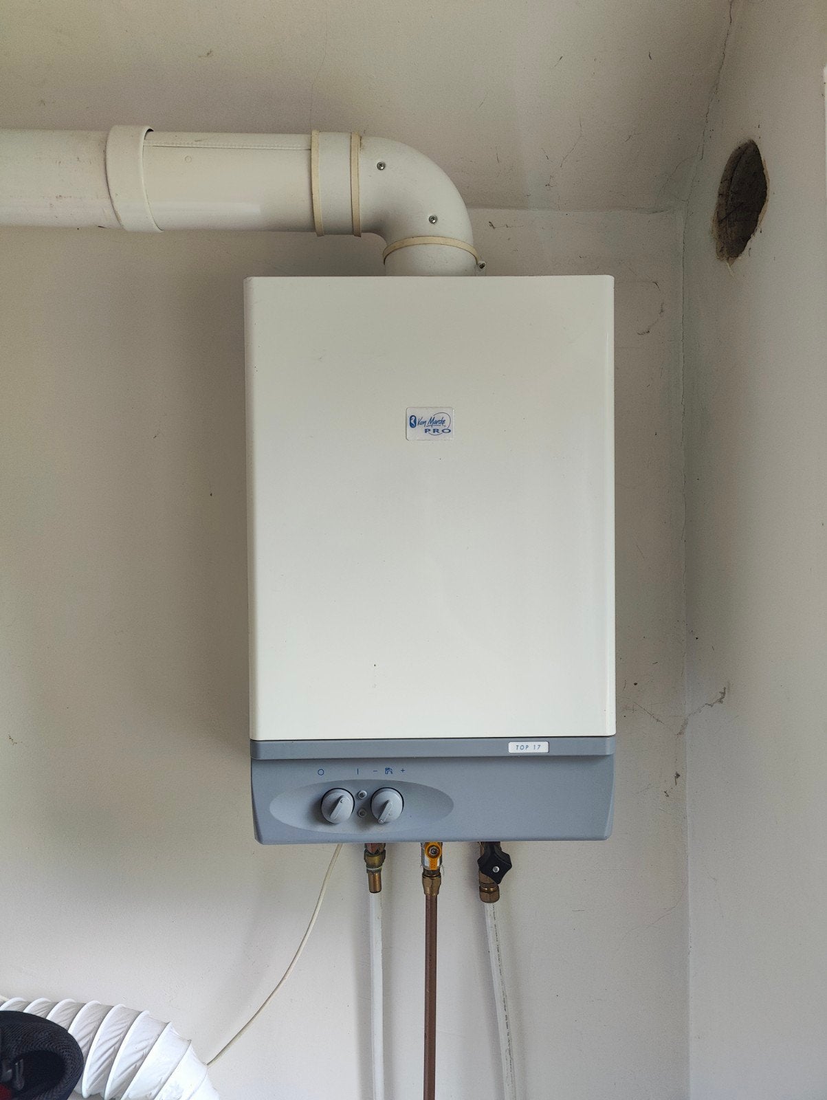 Van Marcke Pro top 17 butaan of propaan geiser, Doe-het-zelf en Bouw, Ophalen of Verzenden, Boiler
