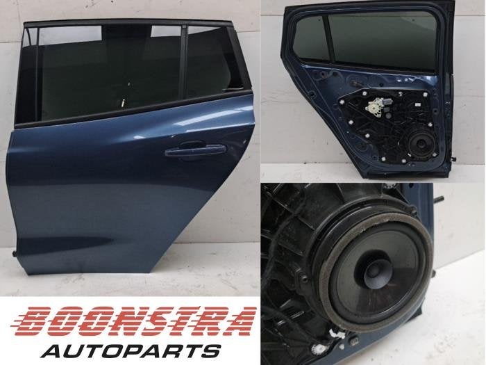 Portière 4portes arrière gauche d'un Ford Focus (NJ), -, 3 mois de garantie, Porte, -