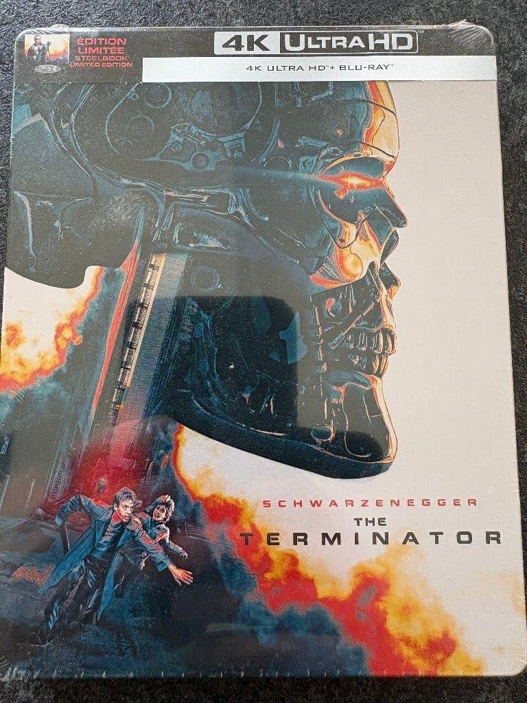 The Terminator Ltd Steelbook 4K + Blu-ray, CD & DVD, Avec suppléments, Enlèvement ou Envoi, Film, Science-Fiction et Fantasy