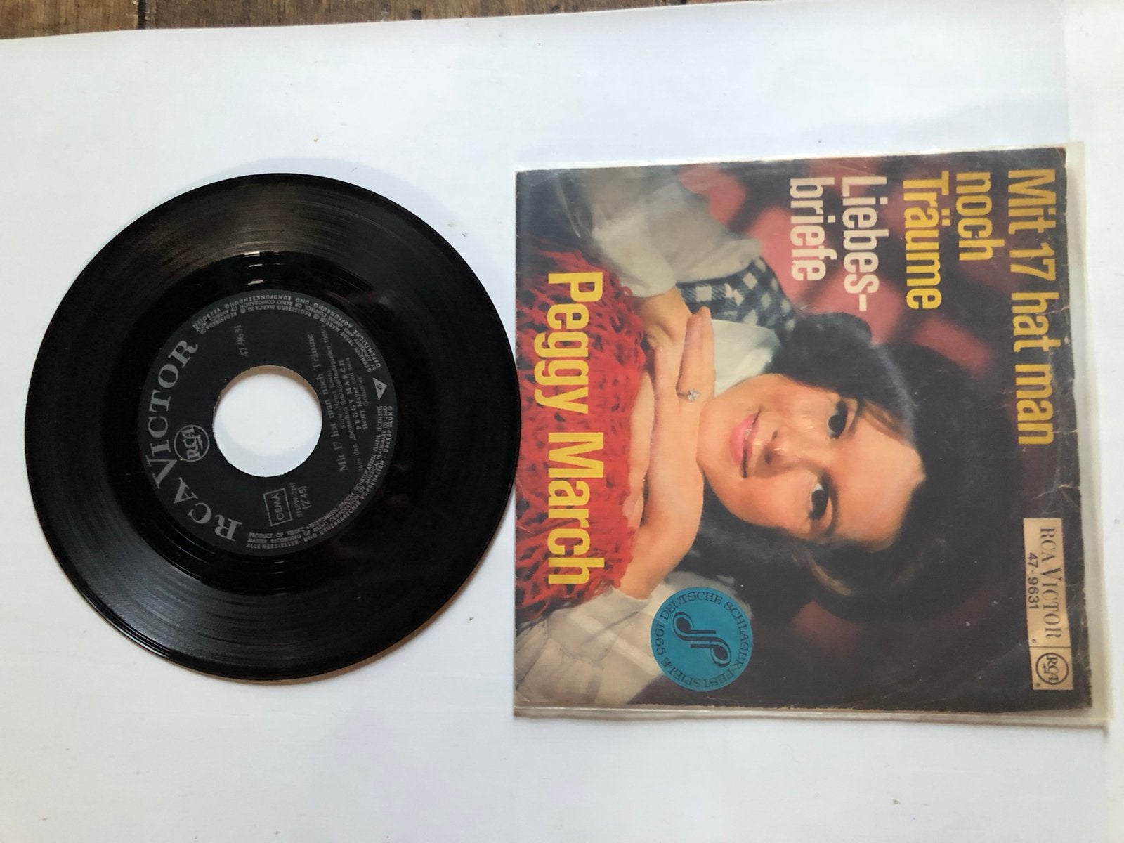 Peggy March : avec 17 ans sans homme ni traumatisme (1965), Envoi, Utilisé