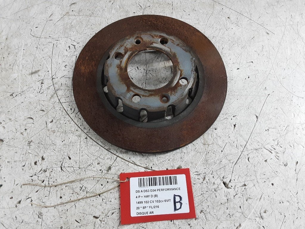 REMSCHIJF ACHTER DS DS 3 / Crossback (UC / UJ / UR), Gebruikt, Overige automerken, Mevr. I. Hauben, Rue de l'Espoir 34 34
4030  GRIVEGNÉE, BE