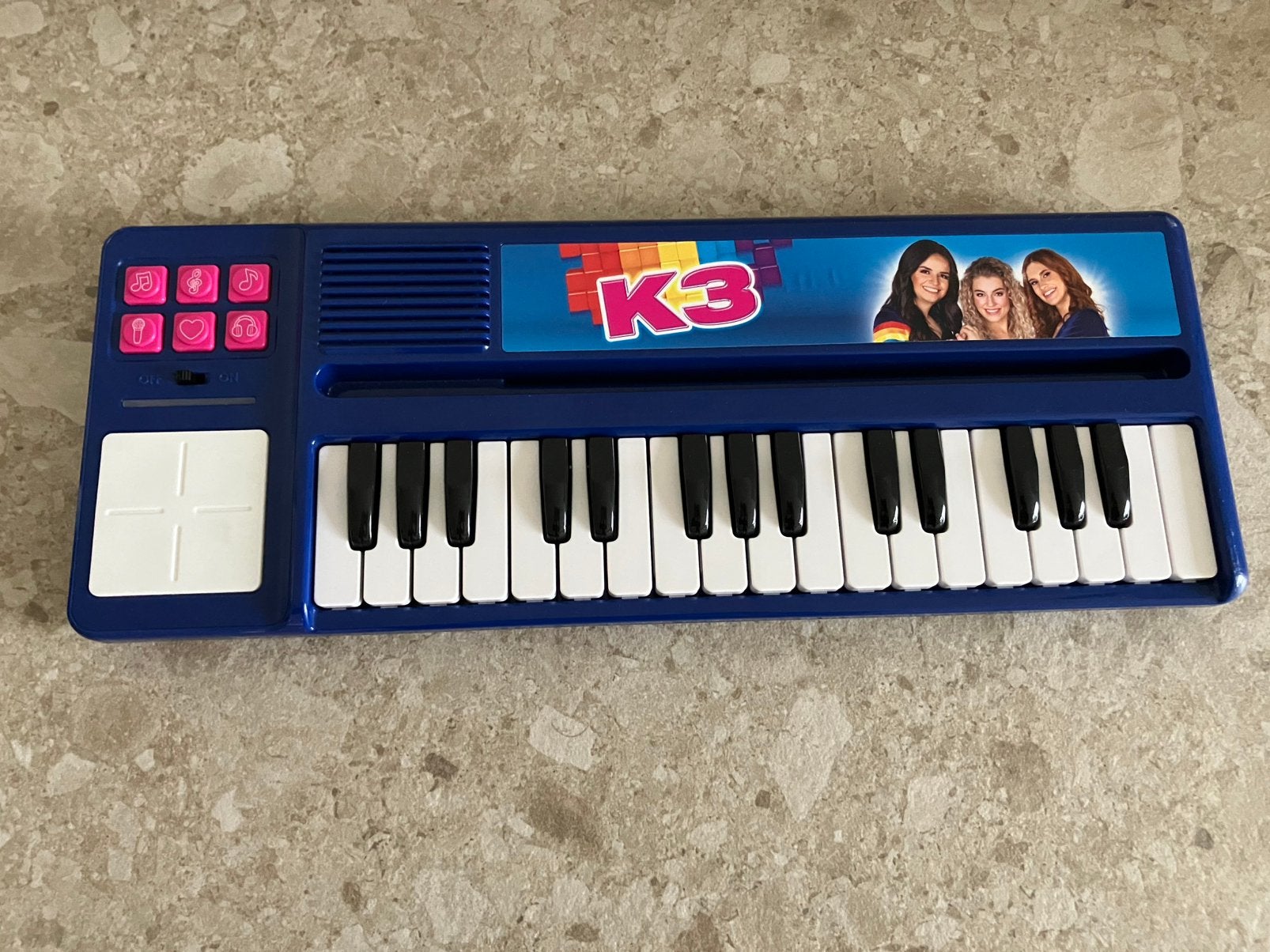 K3 speelgoedpiano, Ophalen, Zo goed als nieuw, Elektronica, Met geluid