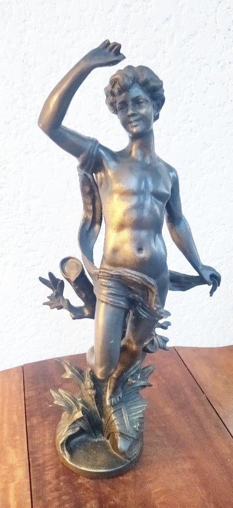 Bronzen beeldje, Ophalen, Brons