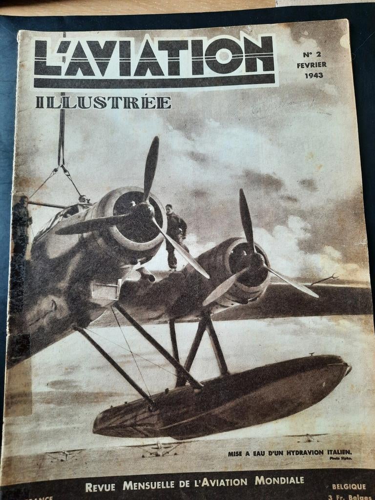 L'aviation illustrée Février 1943, Collections, Enlèvement ou Envoi