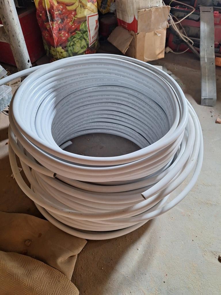 Alupex 16mm zonder mantel +/- 50 meter, Neuf, 6 mètres ou plus, Enlèvement, Coudes