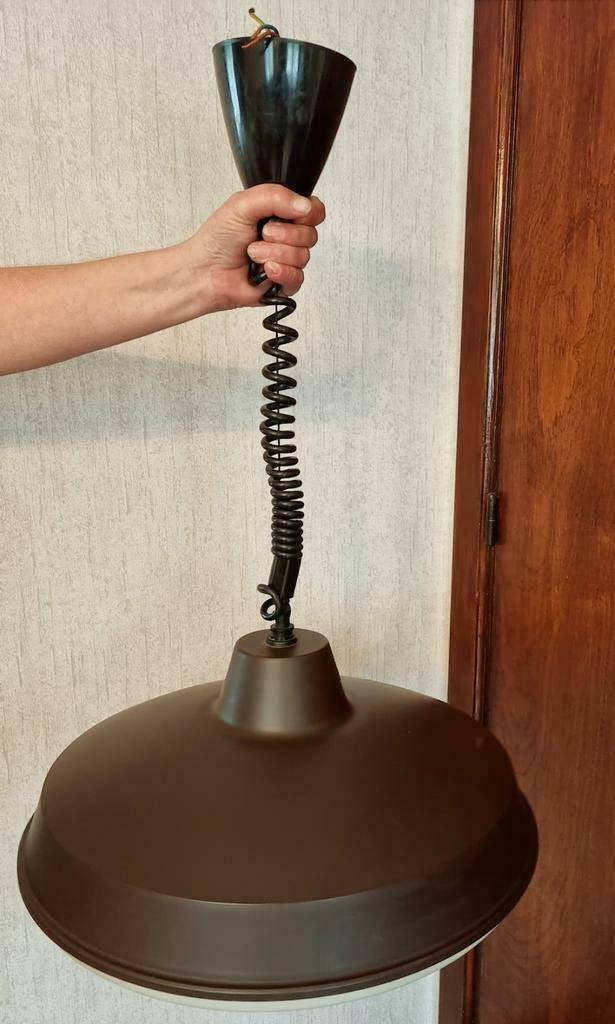 Vintage hanglamp, Ophalen of Verzenden, Kunststof
