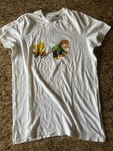 Chouffe t-shirt Chouffôté wit, Verzamelen, Ophalen, Gebruikt, Kleding, Overige merken