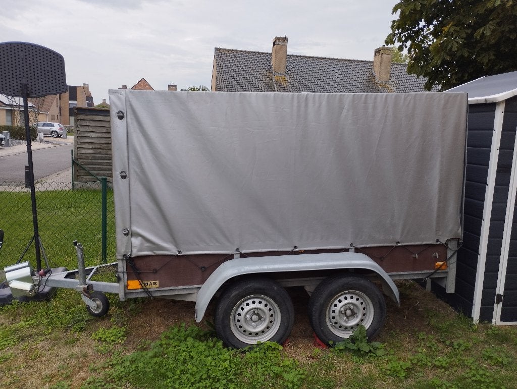 aanhangwagen Weymar 2m60 lang, Ophalen, Gebruikt