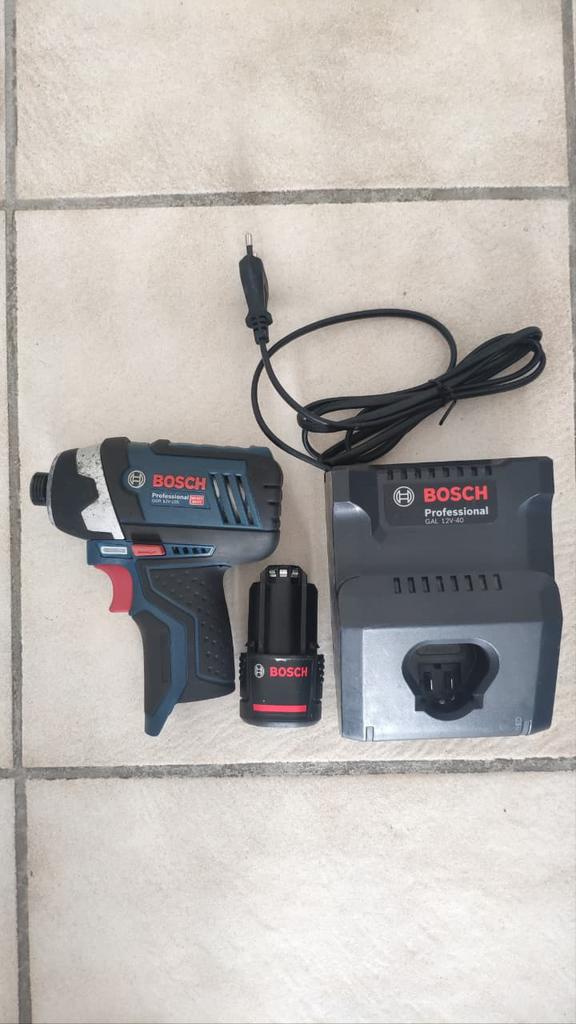 Bosch GDR 12V-105 slagschroevendraaier, Doe-het-zelf en Bouw, Ophalen, Gebruikt