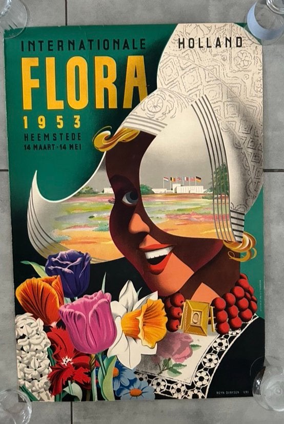 Vintage poster, Verzamelen, Ophalen of Verzenden, Zo goed als nieuw