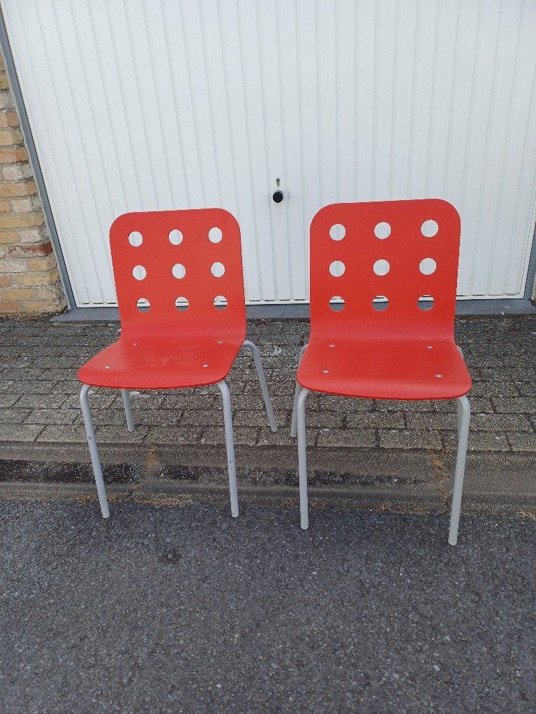 Stoelen Ikea Jules Vintage, Ophalen, Kunststof, Twee, Vintage