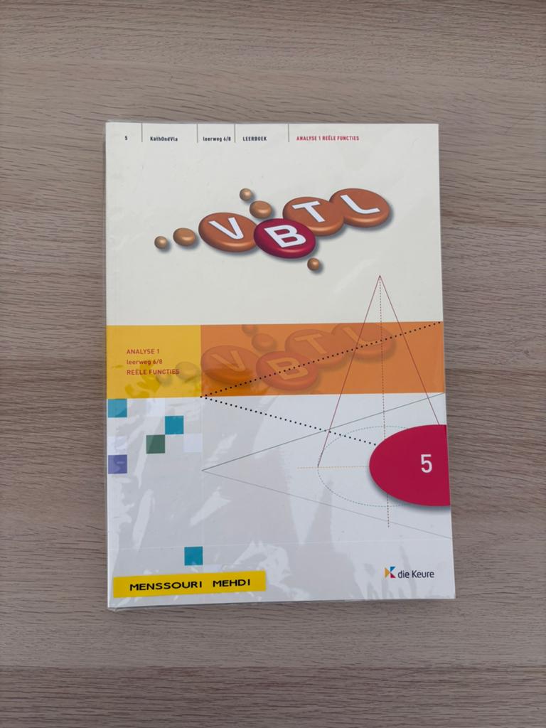 VBTL 5 ANALYSE 1 leerweg 6/8 REËLE FUNCTIES 9789048603787, Ophalen of Verzenden, Zo goed als nieuw, ASO, Wiskunde A