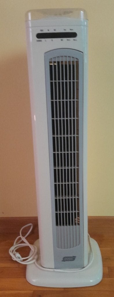 QUIGG multifunctionele torenventilator + afstandsbediening, Ophalen, Ventilator met afstandsbediening, Zo goed als nieuw, Torenventilator