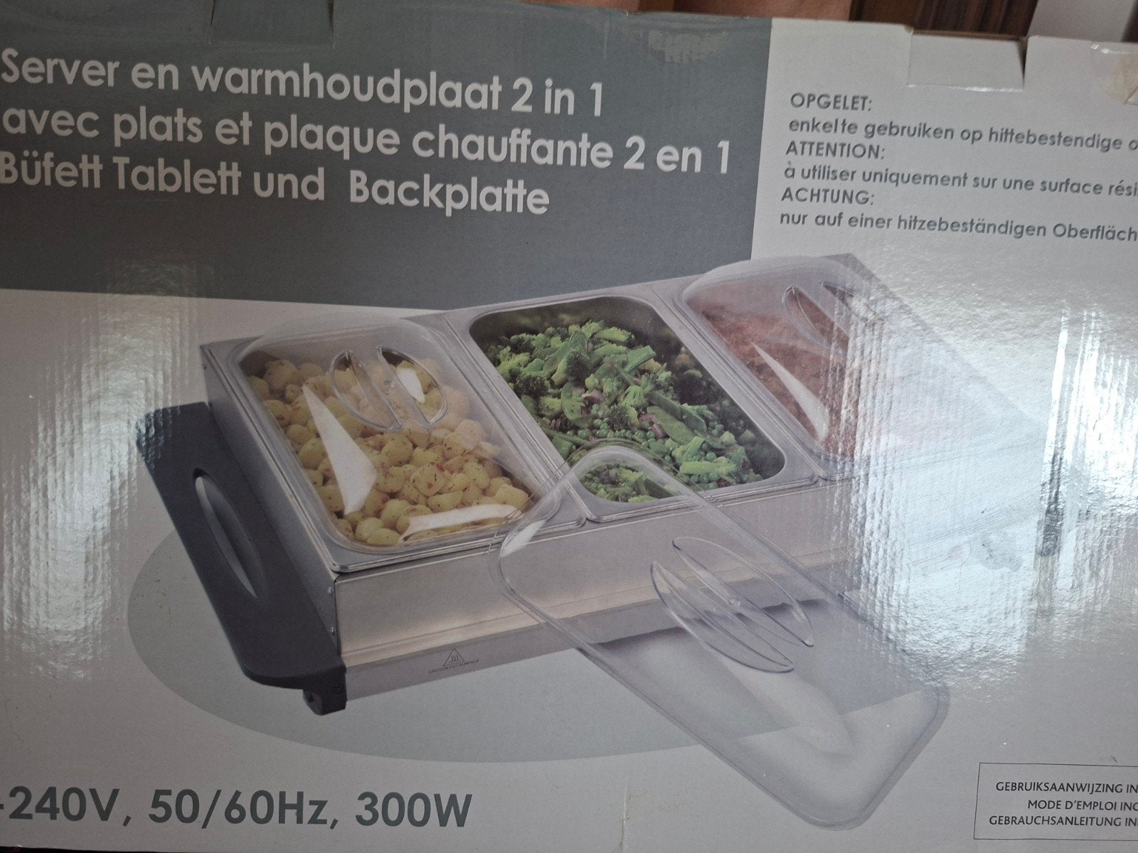 warmhoudplaat, Ophalen