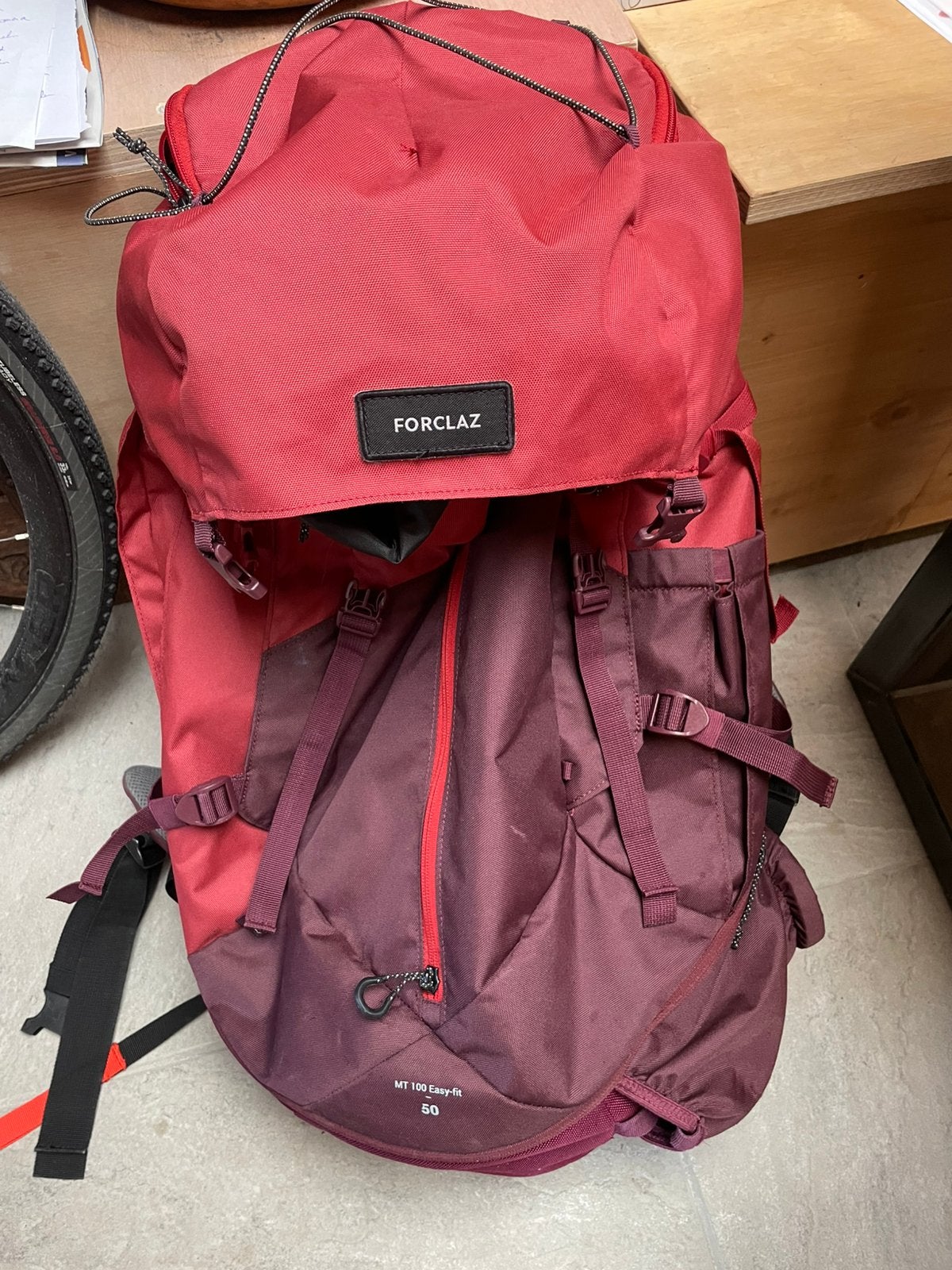Trekrugzak 50L, Sport en Fitness, Bergsport en Wandelen, Ophalen, Zo goed als nieuw