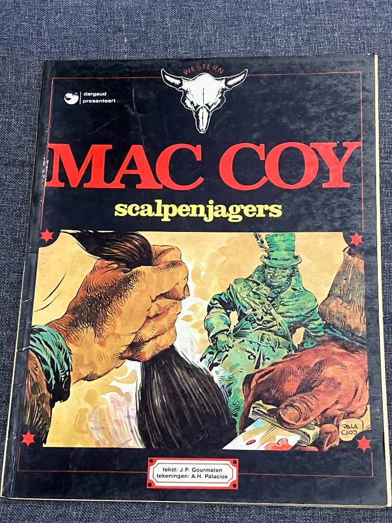 Mac Coy - 7 - Scalpenjagers, Boeken, Eén stripboek, Ophalen of Verzenden, Gelezen