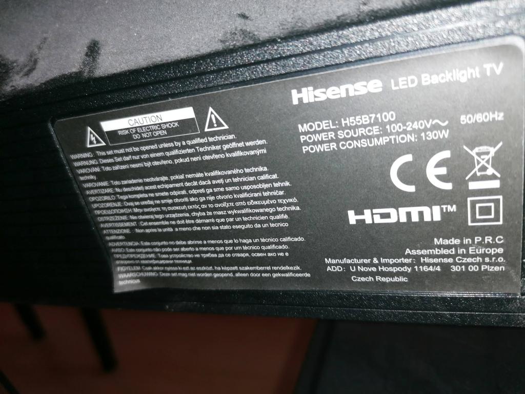 Télévision Hisense 55 pouces état neuf, Audio, Tv en Foto, Televisies, Zo goed als nieuw, LCD, 4k (UHD), Smart TV, Ophalen